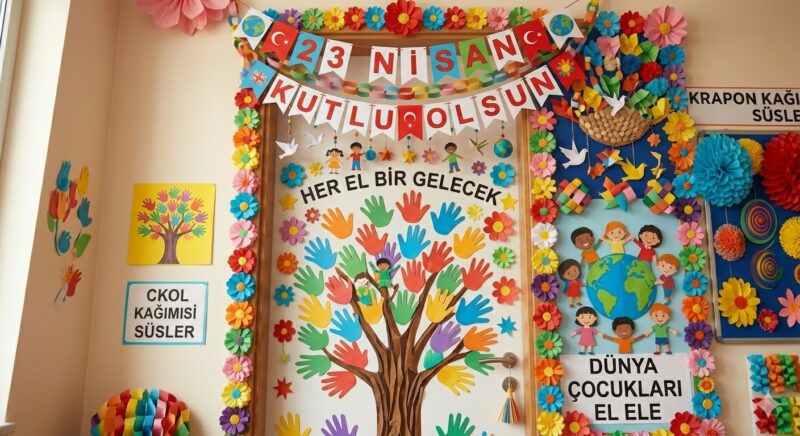 23 Nisan Sınıf Süslemeleri Nasıl Yapılır? 3