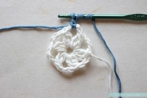 Anemon Çiçeği Bebek Battaniyesi Yapılışı 1