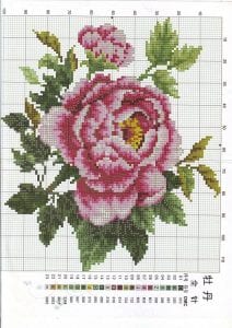 Kanaviçe Gül Desenleri - Resim 25