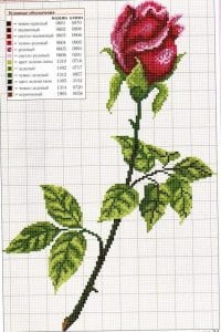 Kanaviçe Gül Desenleri - Resim 32