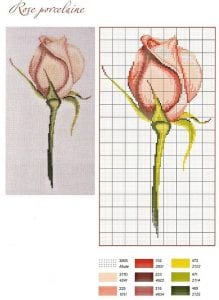 Kanaviçe Gül Desenleri - Resim 63