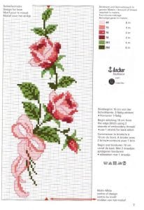 Kanaviçe Gül Desenleri - Resim 91