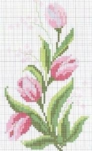 Kanaviçe Gül Desenleri - Resim 98