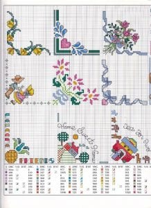 +130 Farklı Kanaviçe Örnekleri ve İşleme Şablonları - Kanaviçe İşleme Şablonları 38