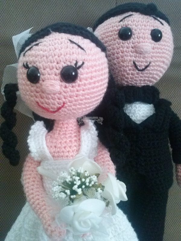 Amigurumi Gelin Damat  Yapılışı 2