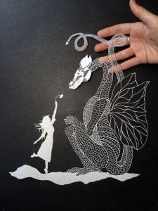 Kağıt Kesme Sanatı Örnekleri - Resim 45