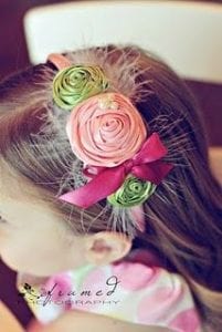 Kız Bebek Saç Bandı Modelleri - Resim 45