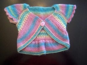 Örgü Bebek Bolero Yapımı - Resim 6