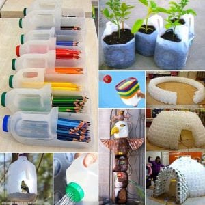 Pet Şişe Geri Dönüşüm Fikirleri - Resim 121