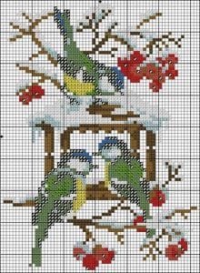 Etamin Şablonları Kuş Desenleri - Resim 14