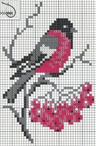 Etamin Şablonları Kuş Desenleri - Resim 24