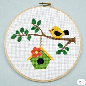 Etamin Şablonları Kuş Desenleri - Resim 1