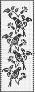 Etamin Şablonları Kuş Desenleri - Resim 32