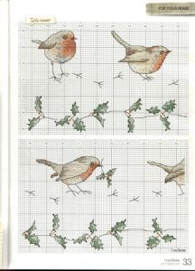 Etamin Şablonları Kuş Desenleri - Resim 34