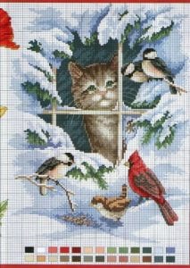 Etamin Şablonları Kuş Desenleri - Resim 4
