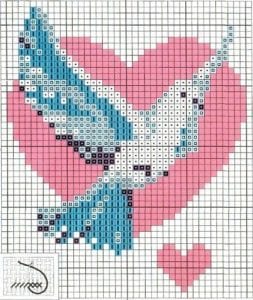 Etamin Şablonları Kuş Desenleri 93