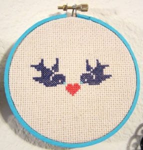 Etamin Şablonları Kuş Desenleri 94