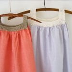 Kumaşla Örgü Kız Çocuk Elbise Modelleri ve Yapılışı 102