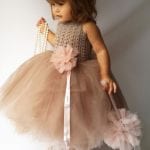 Kumaşla Örgü Kız Çocuk Elbise Modelleri ve Yapılışı 32