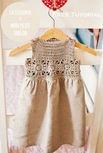 Kumaşla Örgü Kız Çocuk Elbise Modelleri ve Yapılışı - Resim 56