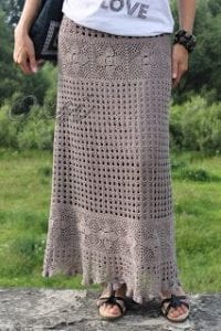 Örgü Etek Modelleri - Resim 18