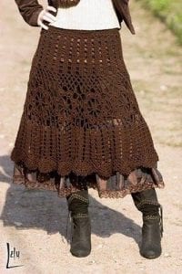 Örgü Etek Modelleri - Resim 78