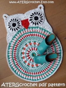 Tığ İşi Örgü Paspas Modelleri - Resim 40