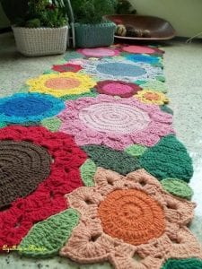 Tığ İşi Örgü Paspas Modelleri - Resim 56