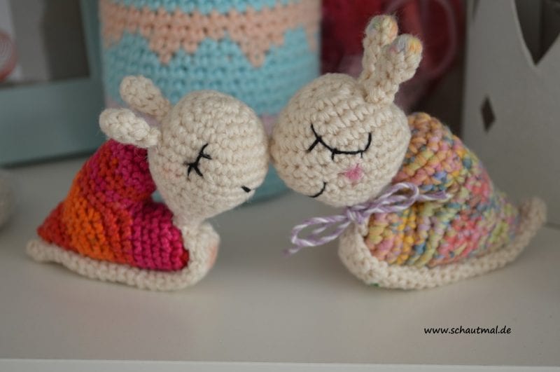 Amigurumi Kalp Salyangoz Yapımı 3