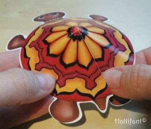 Okul Öncesi Etkinlik Kaplumbağa Mandala Yapımı 9