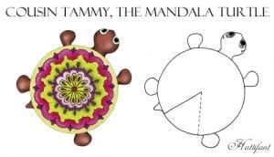 Okul Öncesi Etkinlik Kaplumbağa Mandala Yapımı 6