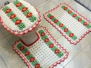 30+ Örgü Klozet Takımı Örnekleri - Örgü Klozet Takımı Örnekleri 12
