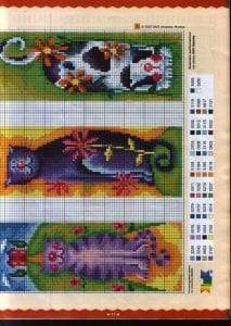 160+ Etamin Modelleri ile Kitap Ayraçları - Etamin Modelleri ile Kitap Ayraçları 160