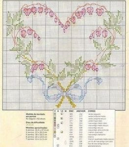 80+ Etamin Şablonları Kalp Desenleri - Etamin Şablonları Kalp Desenleri 12