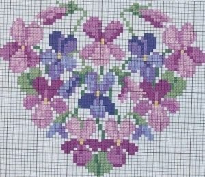 80+ Etamin Şablonları Kalp Desenleri - Etamin Şablonları Kalp Desenleri 45