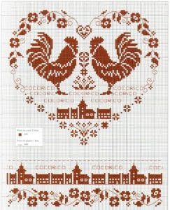 80+ Etamin Şablonları Kalp Desenleri - Etamin Şablonları Kalp Desenleri 51