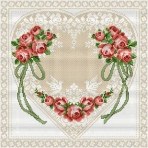80+ Etamin Şablonları Kalp Desenleri - Etamin Şablonları Kalp Desenleri 74