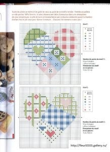 80+ Etamin Şablonları Kalp Desenleri - Etamin Şablonları Kalp Desenleri 75