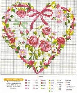 80+ Etamin Şablonları Kalp Desenleri - Etamin Şablonları Kalp Desenleri 76