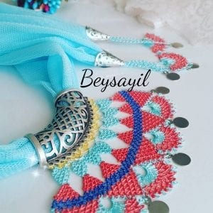 80+ İğne Oyası Fular Modelleri - İğne Oyası Fular Modelleri 82