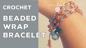 Videolu, Tığ İşi Bileklik Modeli Yapımı