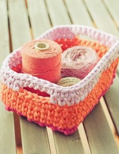 Örgü Sepet Modelleri ve Yapılışları - Resim 18
