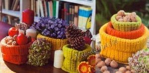 Örgü Sepet Modelleri ve Yapılışları - Resim 1