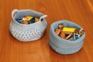 Örgü Sepet Modelleri ve Yapılışları - Resim 45