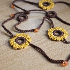 Tığ İşi Kolye Modelleri - Resim 104