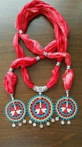 Tığ İşi Kolye Modelleri - Resim 107