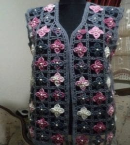 Tığ İşi Yelek Modelleri - Resim 25