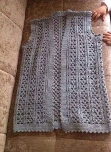 Tığ İşi Yelek Modelleri - Resim 8