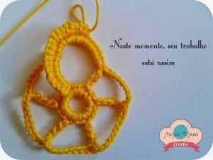 Videolu, Örgü Amaryllis Çiçeği Yapılışı - Resim 19