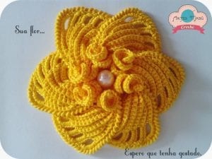 Videolu, Örgü Amaryllis Çiçeği Yapılışı - Resim 84